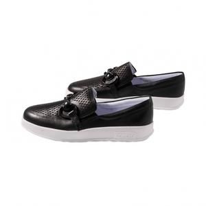 NEW BOTTERO women's fresno sneaker in black leather